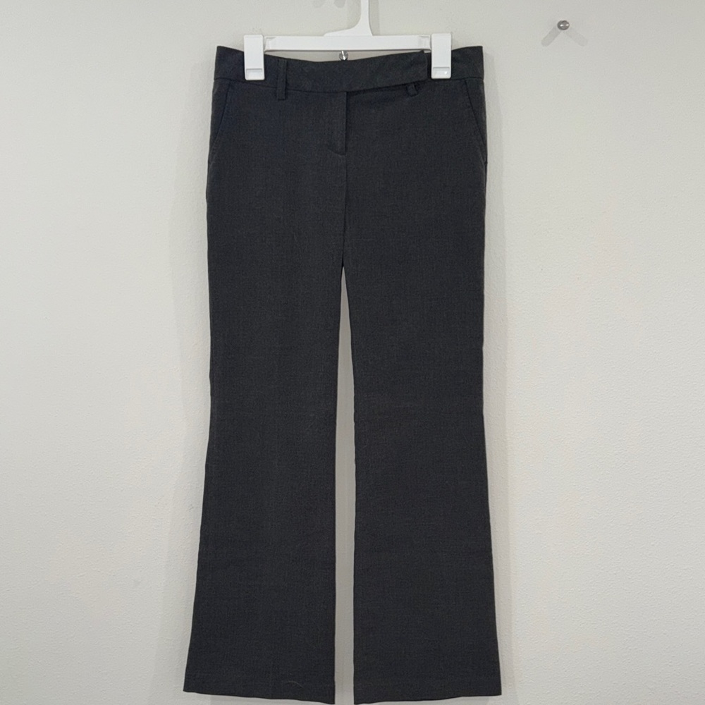 Papaya Black Straight-Leg Trousers